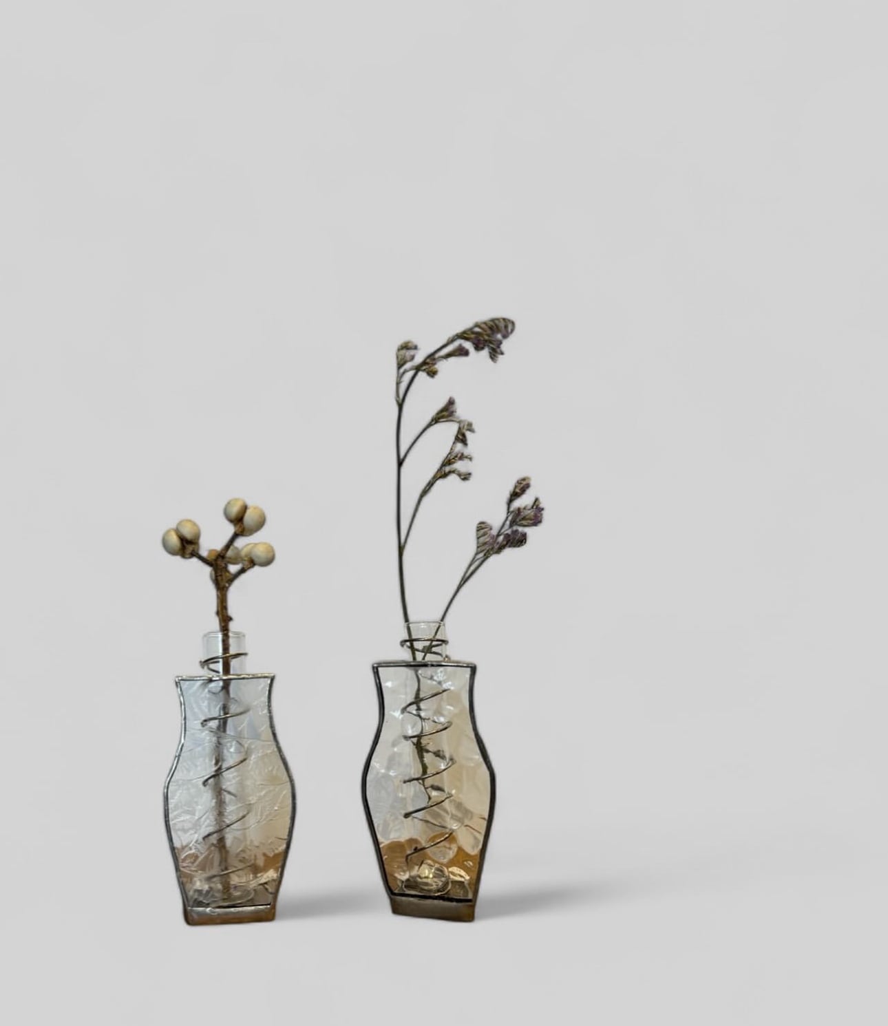 ステンドグラス　一輪挿し chise ステンドグラス 一輪挿し 80 | teshigotoya ねむの木の豆