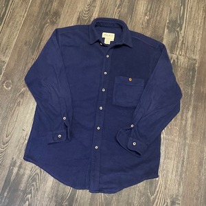 USED　　　”90'S EDDIE BAUER POLARTEC FLEECE L/S SHIRT（BUTTON CUSTOM）”