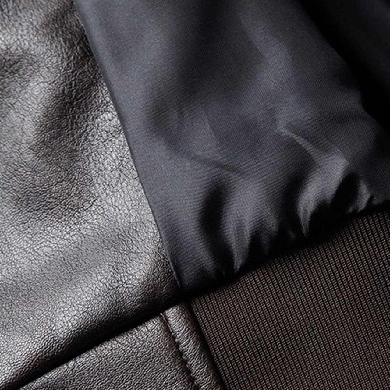 Open Collar Hip-Length Zip-Up Jacket ◇H0908