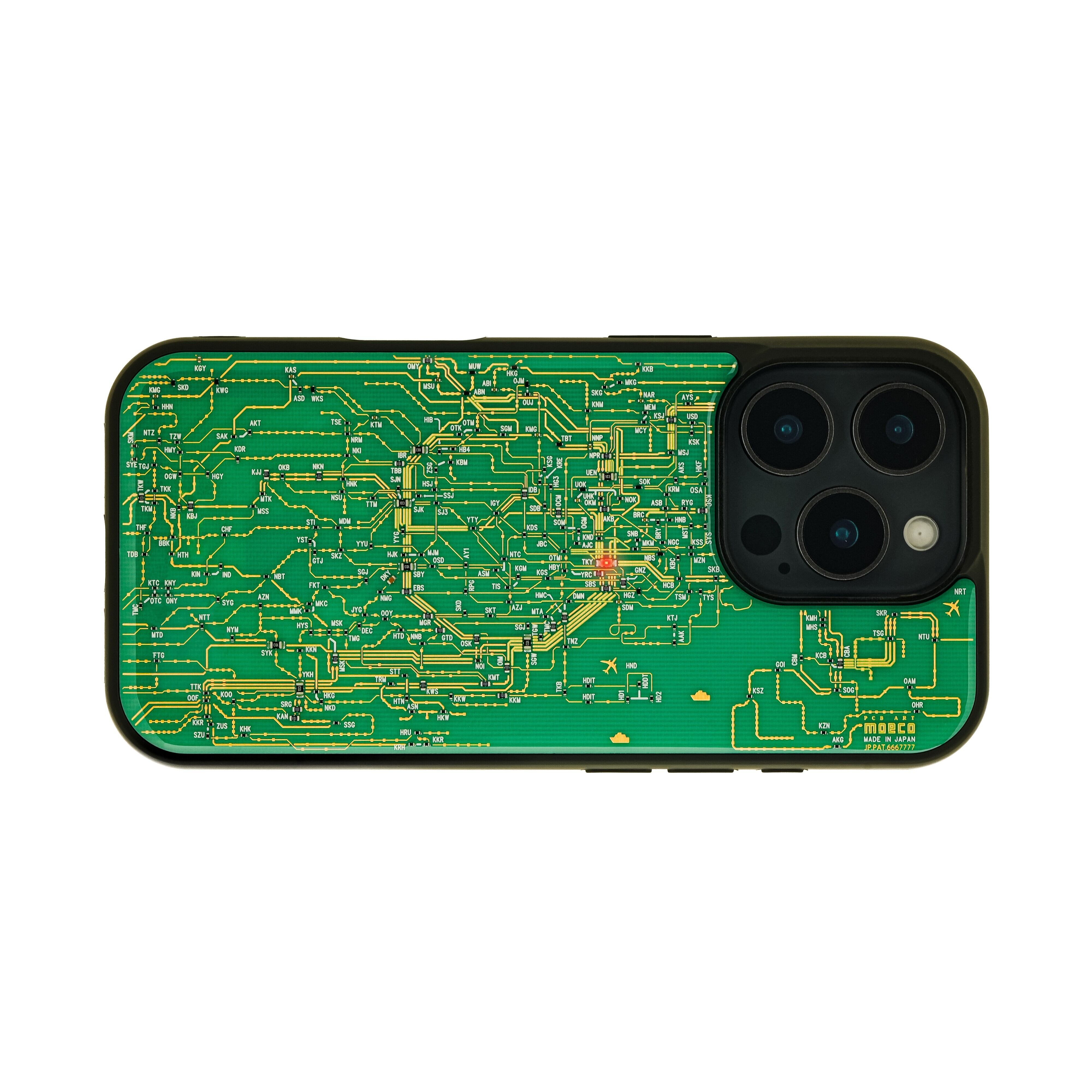 moeco FLASH 東京回路線図 iPhone 16 Pro Max ケース ee852979e6381c3a3b4f97b1621ac6