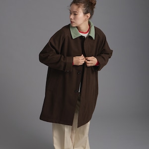 alee 配色ステンカラーコート / 854333