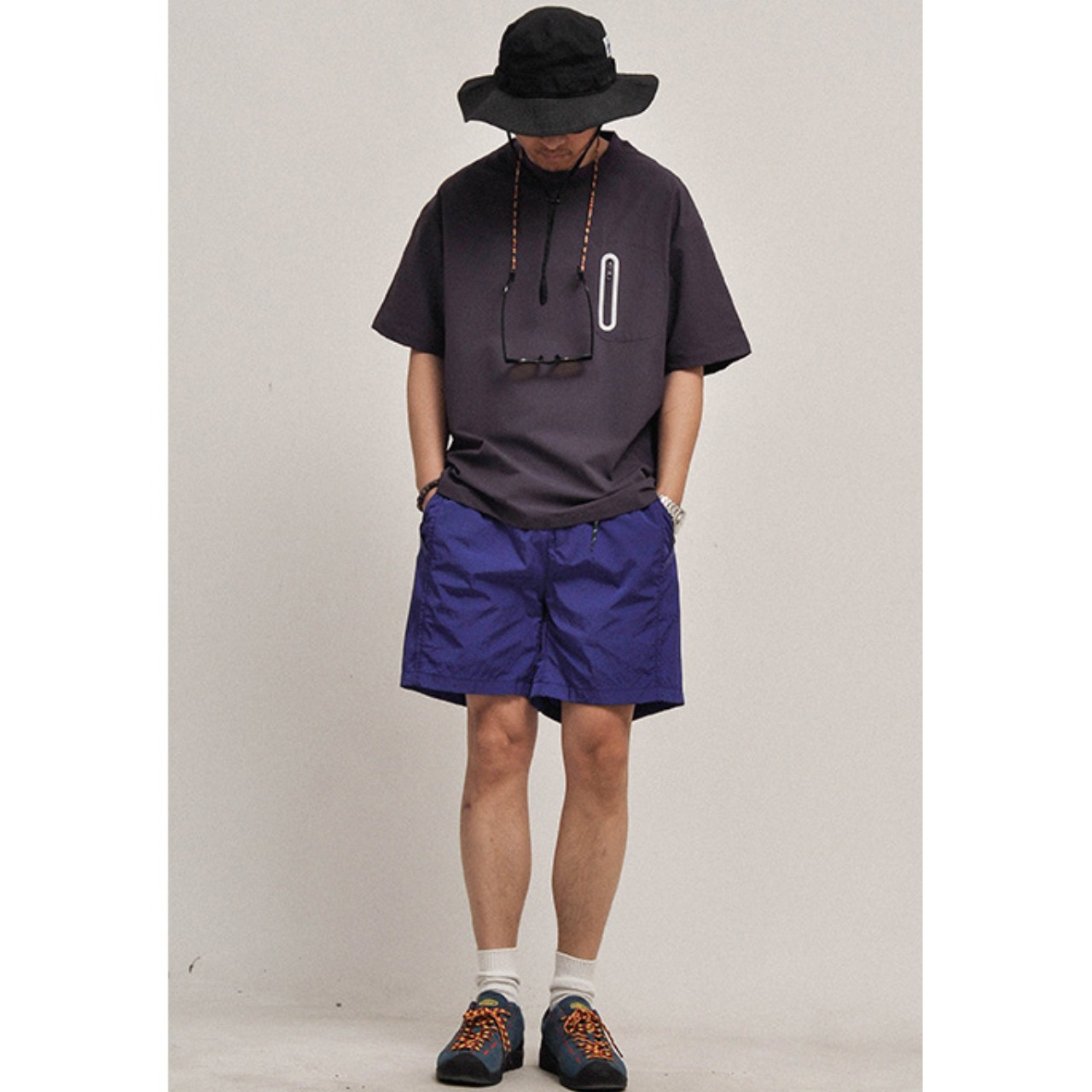 Utility pocket zip t-shirt 0883 - 9