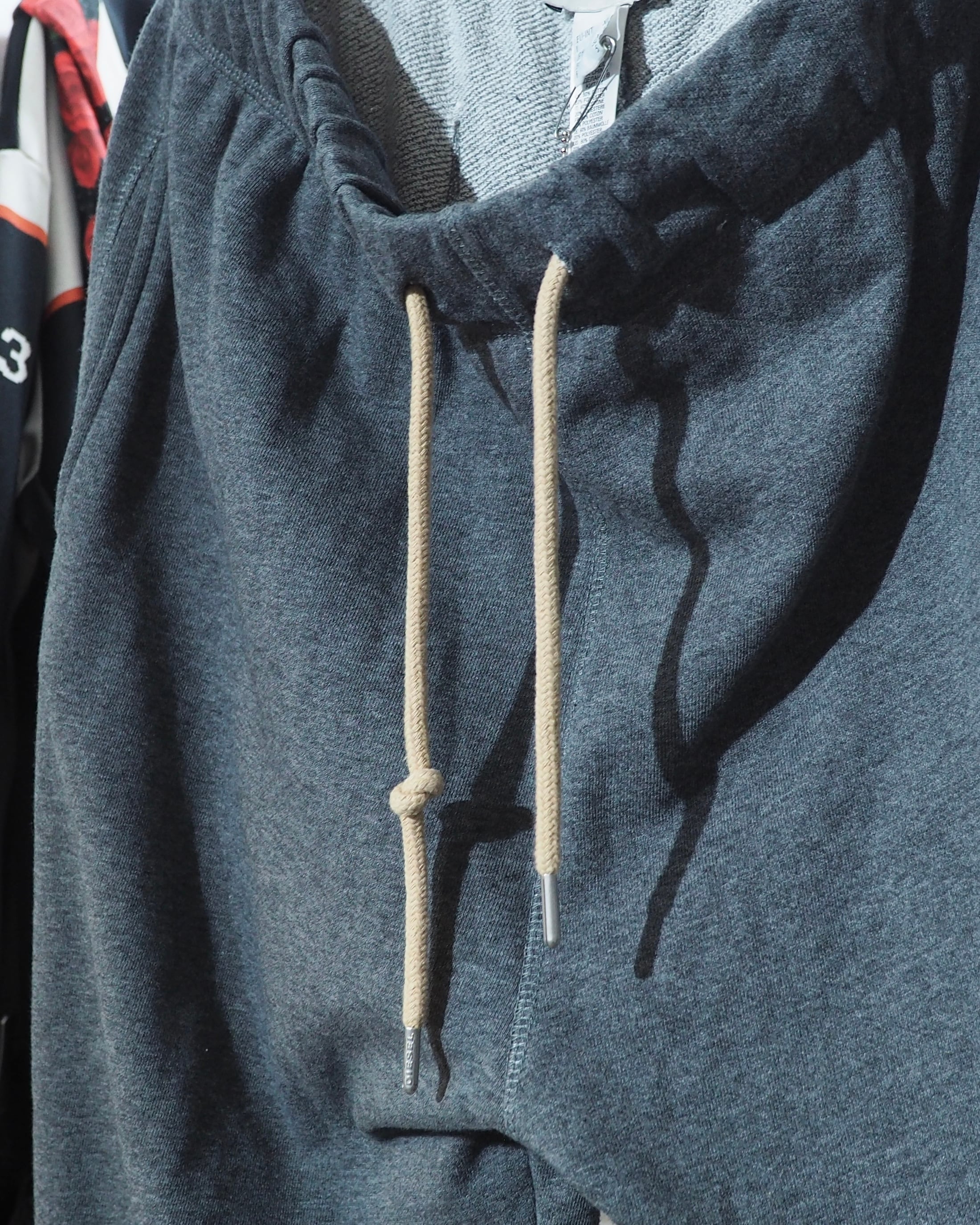 ” DIESEL - Brave Man ” Logo printed Wide sweat pants