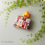 ほどよいお財布 レトロ看板 赤