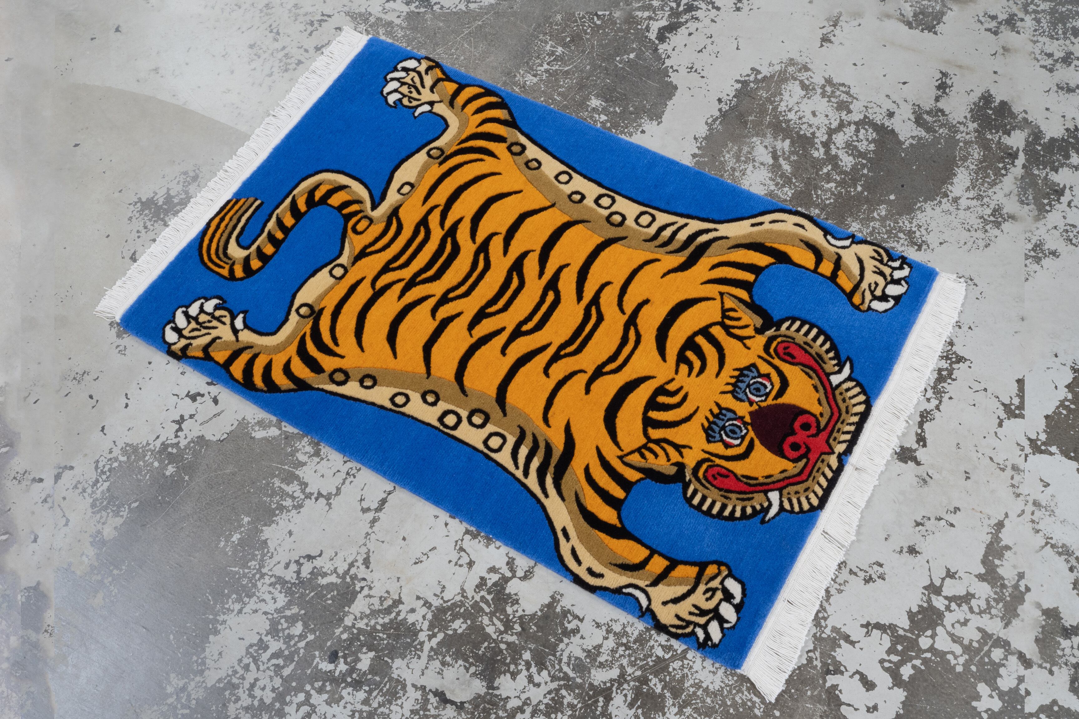 Tibetan Tiger Rug 《Sサイズ•ウール226》チベタンタイガーラグ