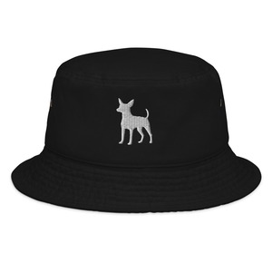 Standing Ear Silhouette Bucket Hat　P0059