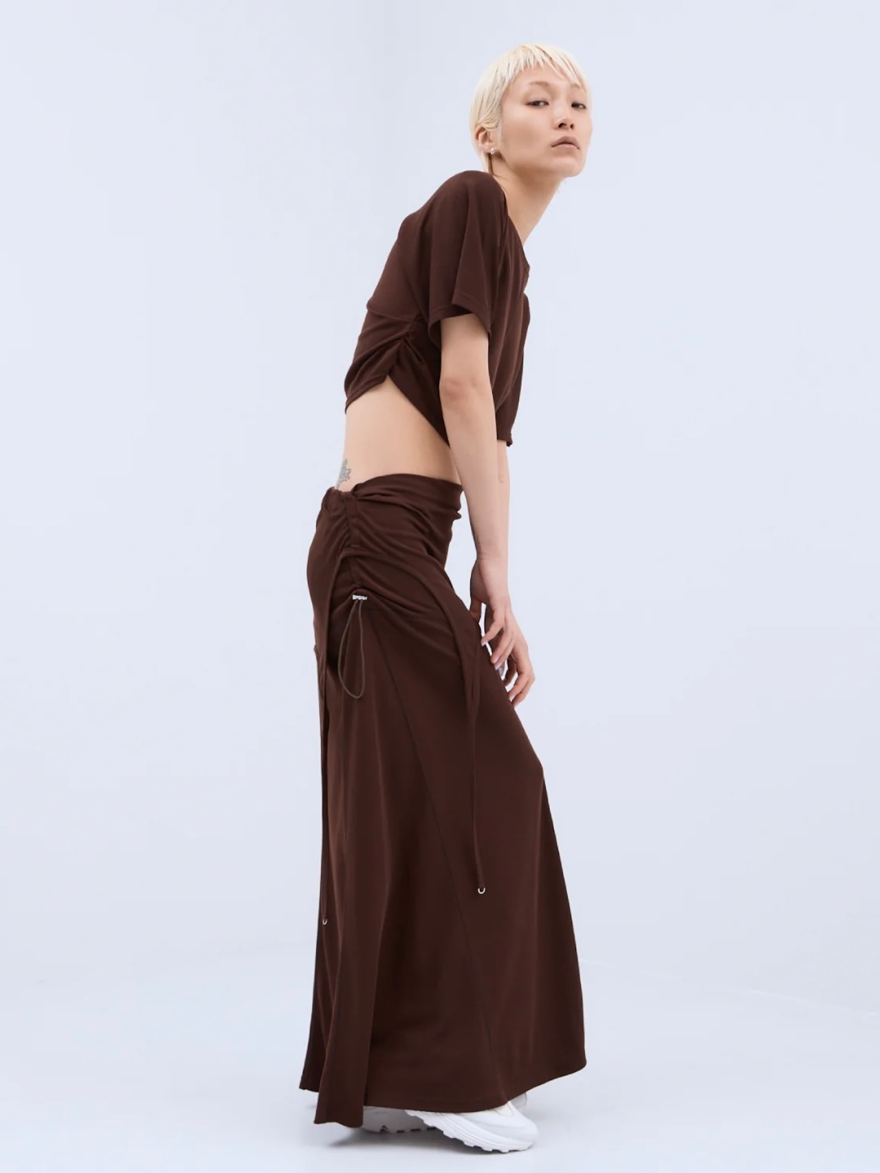 【26SS】THINGS THAT MATTER シングスザットマター /スカート ワンピース / TWO WAY GATHERED DRESS & SKIRT - 3
