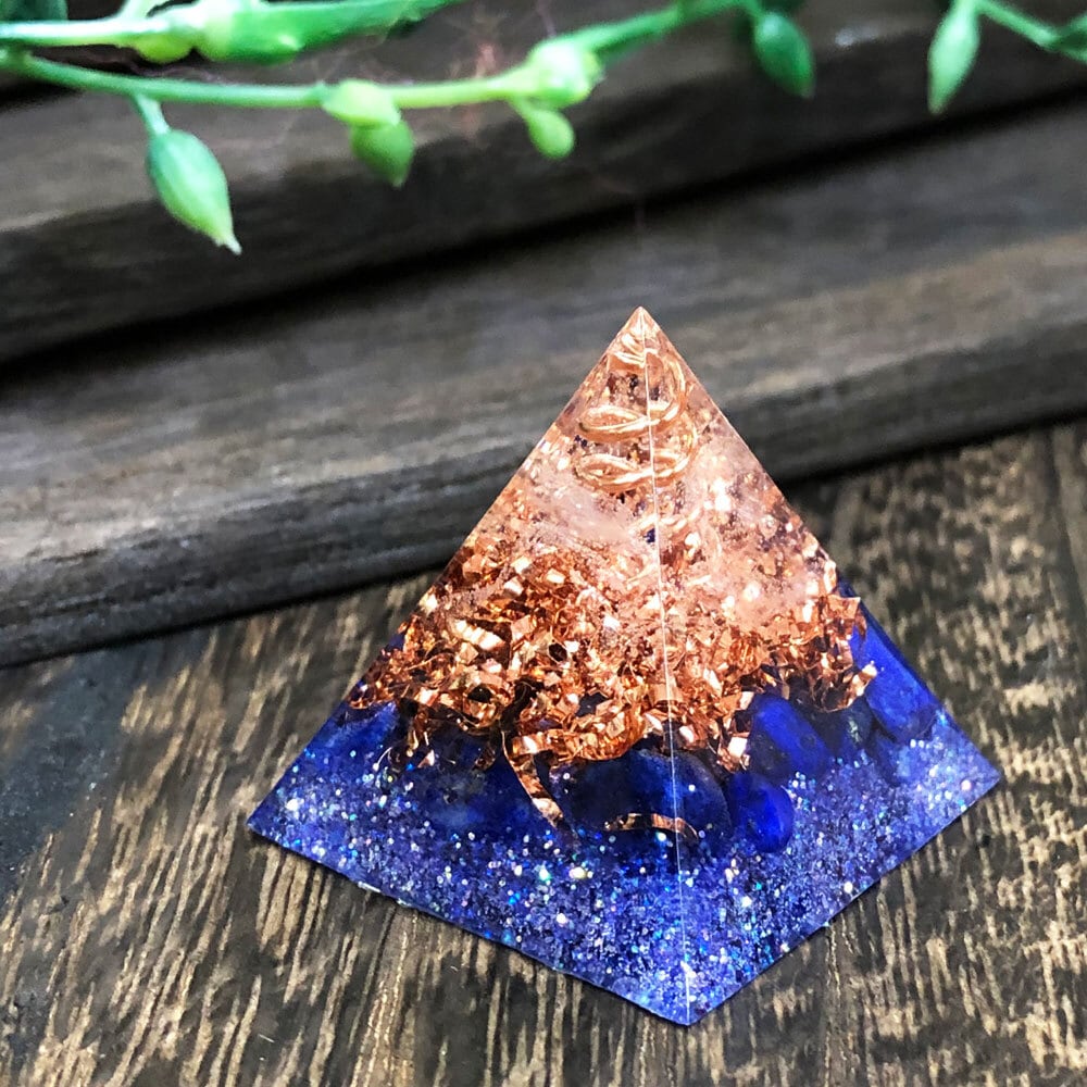ミニピラミッド型オルゴナイト ラピスラズリ | オルゴナイト 通販