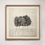 尾関立子 Ozeki Ritsuko"Forest"2012 etching with frame thumbnail 2