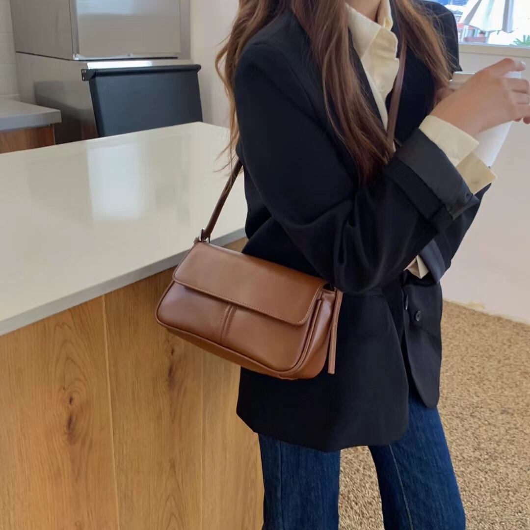 フラップショルダーバッグ　AS1103-3037