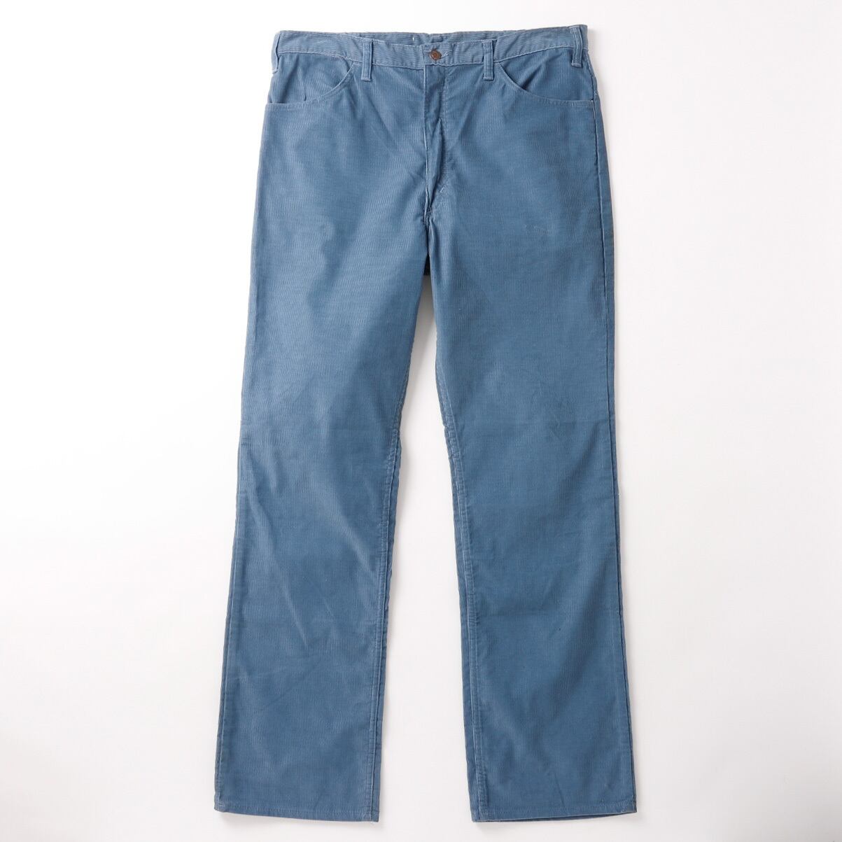 未使用】60s Vintage slacks corduroy pants made in USA w38 blue 42 