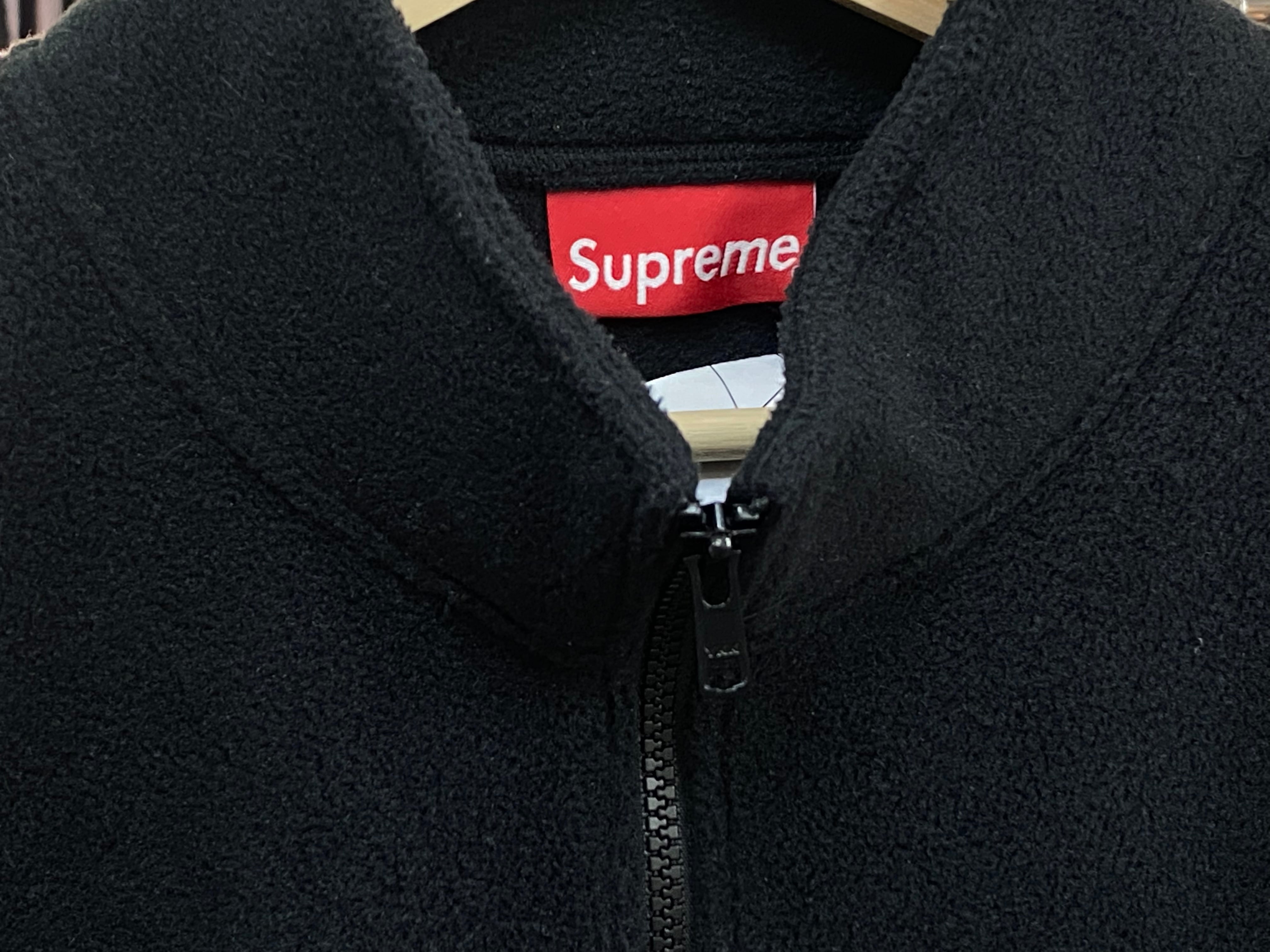 Supreme Polartec Half Zip Pullover Black