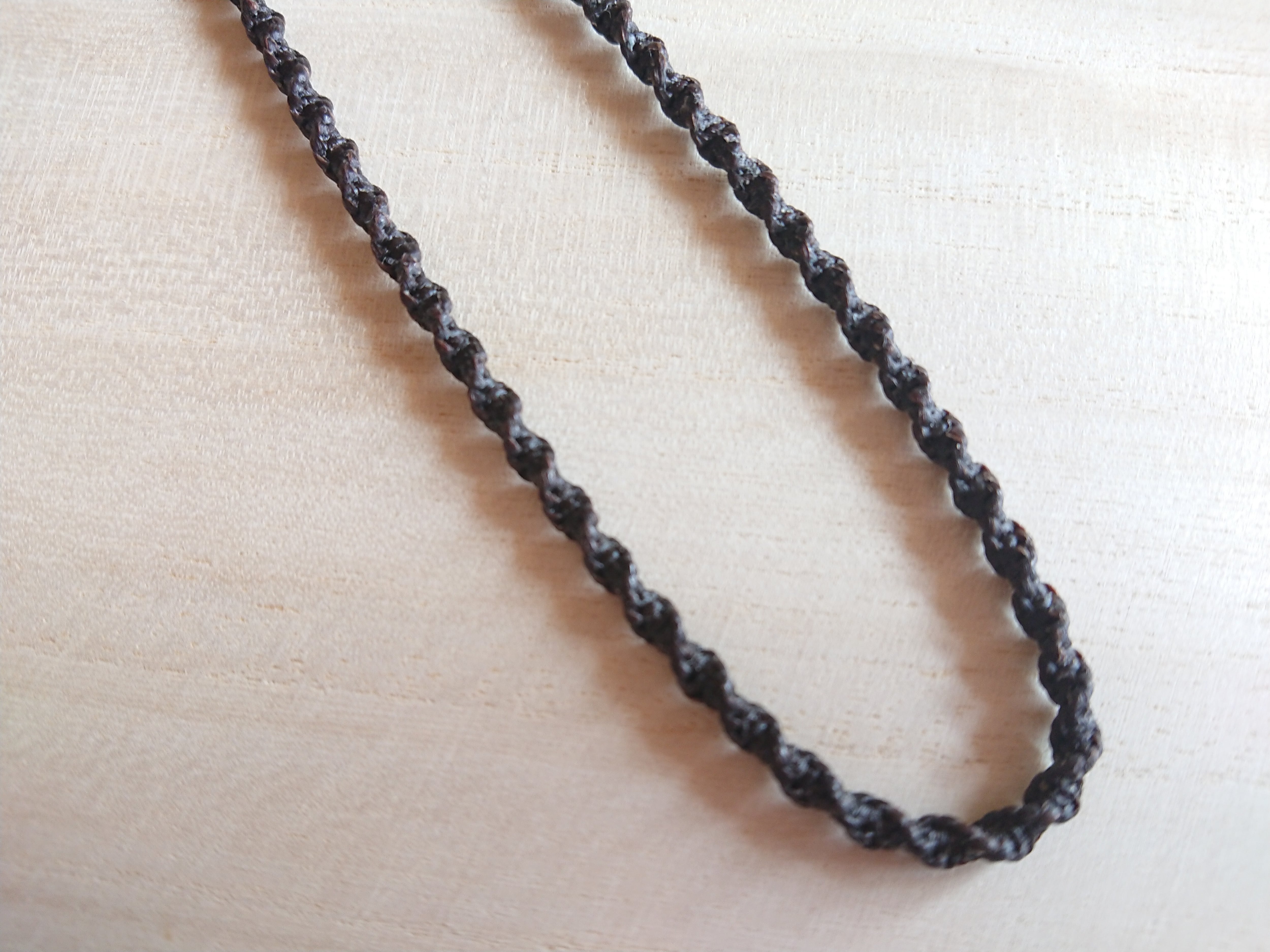 きりん☆マクラメネックレス マクラメネックレス紐 《ねじり結び》 | KiKi natural handmade