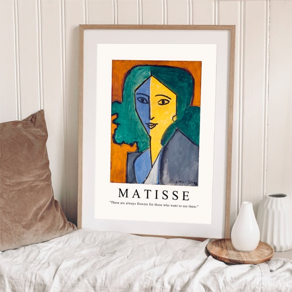 マティス 絵画 マティス Portrait of Lydia Delectorskaya / アートポスター 絵画