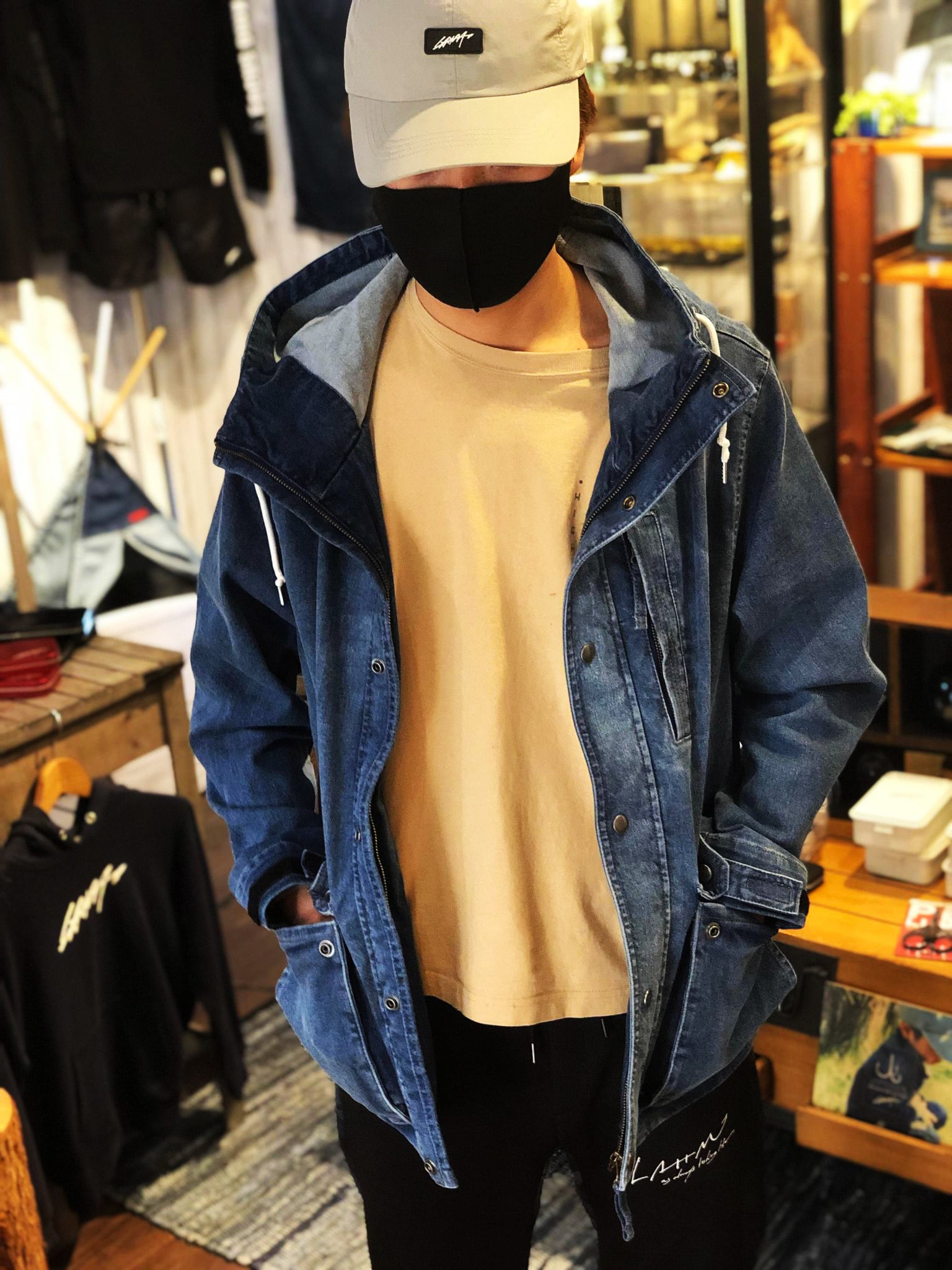 DENIM MOUNTAIN PARKA JACKET