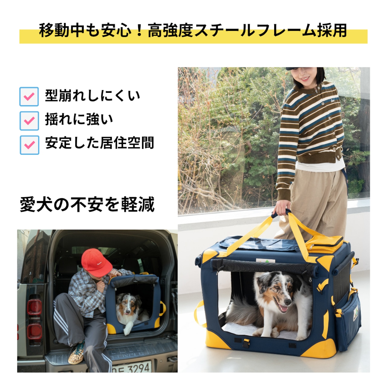 〈PUPPYGALLERY公式〉※予約 Clay Club Urban Soft Crate Coral Sサイズ