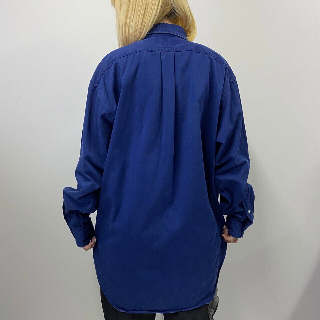 90年代 Ralph Lauren ラルフローレン BLAKE 長袖 ボタンダウンシャツ 