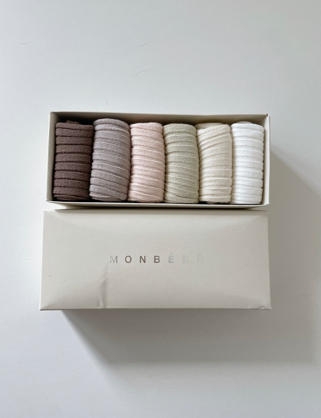《B品》《即納》《monbebe》simple socks set