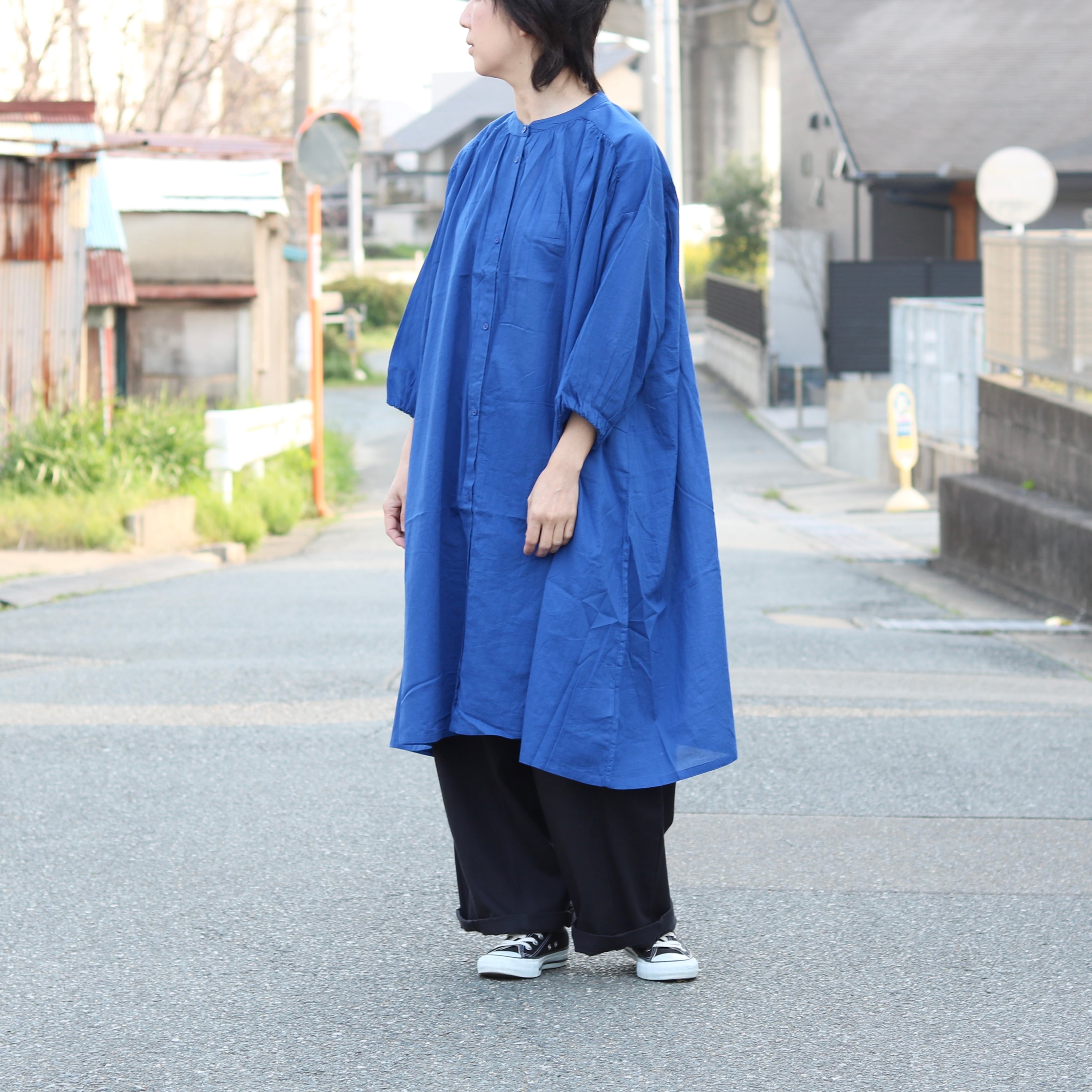 スリークォータースリーブ ギャザーワンピース | Zakka so-la