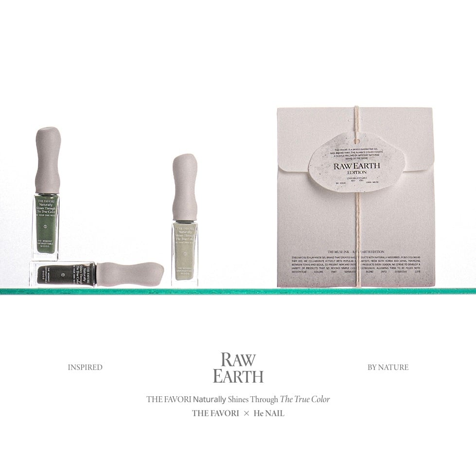 set】〈THE FAVORI × he_nail〉 RAW EARTH EDITION ver.Ⅱ 「TRANQUIL