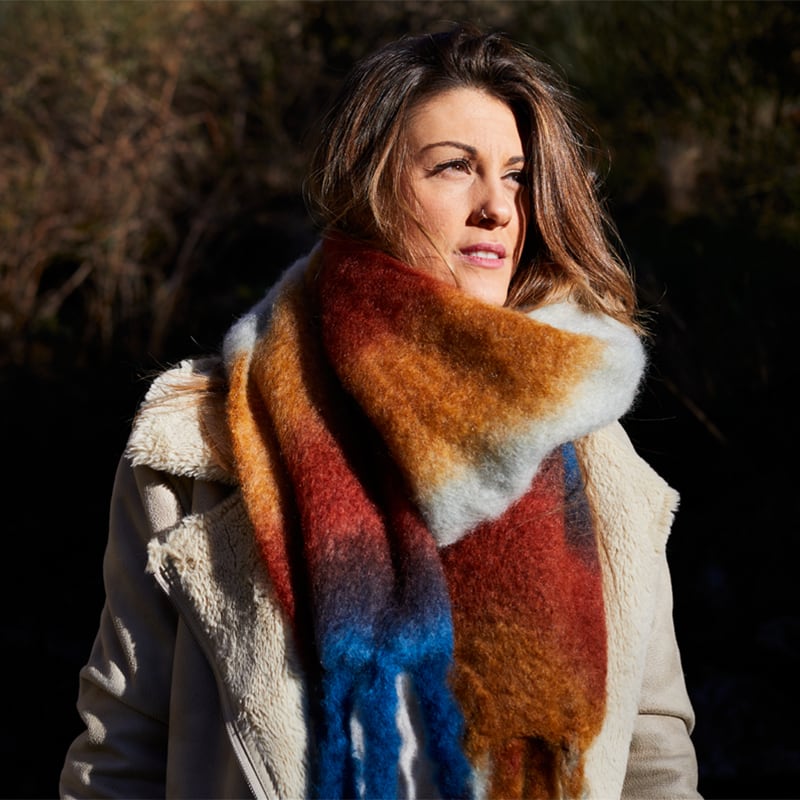 ROKU購入 MANTAS EZCARAY TIE DYEストール（ロク） ROKU購入 MANTAS EZCARAY TIE DYEストール（ロク） GARDEN TOKYO