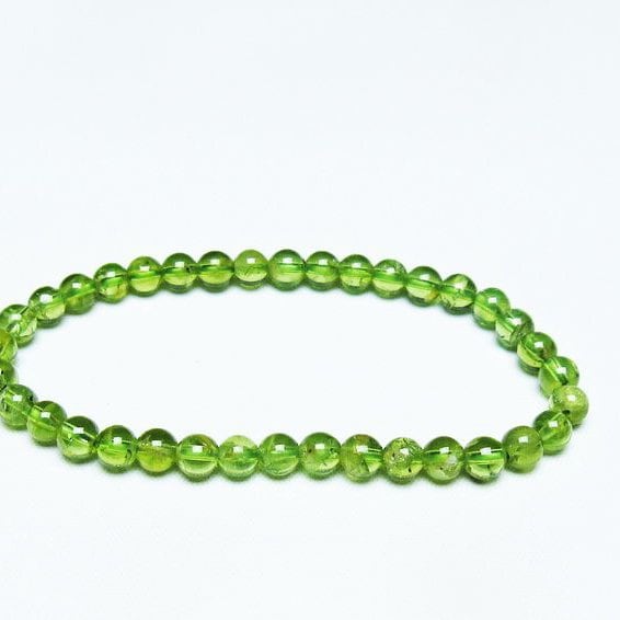 ペリドット ブレスレット 5mm 一点物 メール便可 [M便 1/10] 111-45050