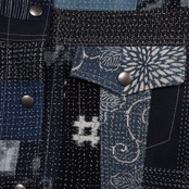【GJK-M_001】藍染めGジャン JAPANISE INDIGO TRACKING JACKET