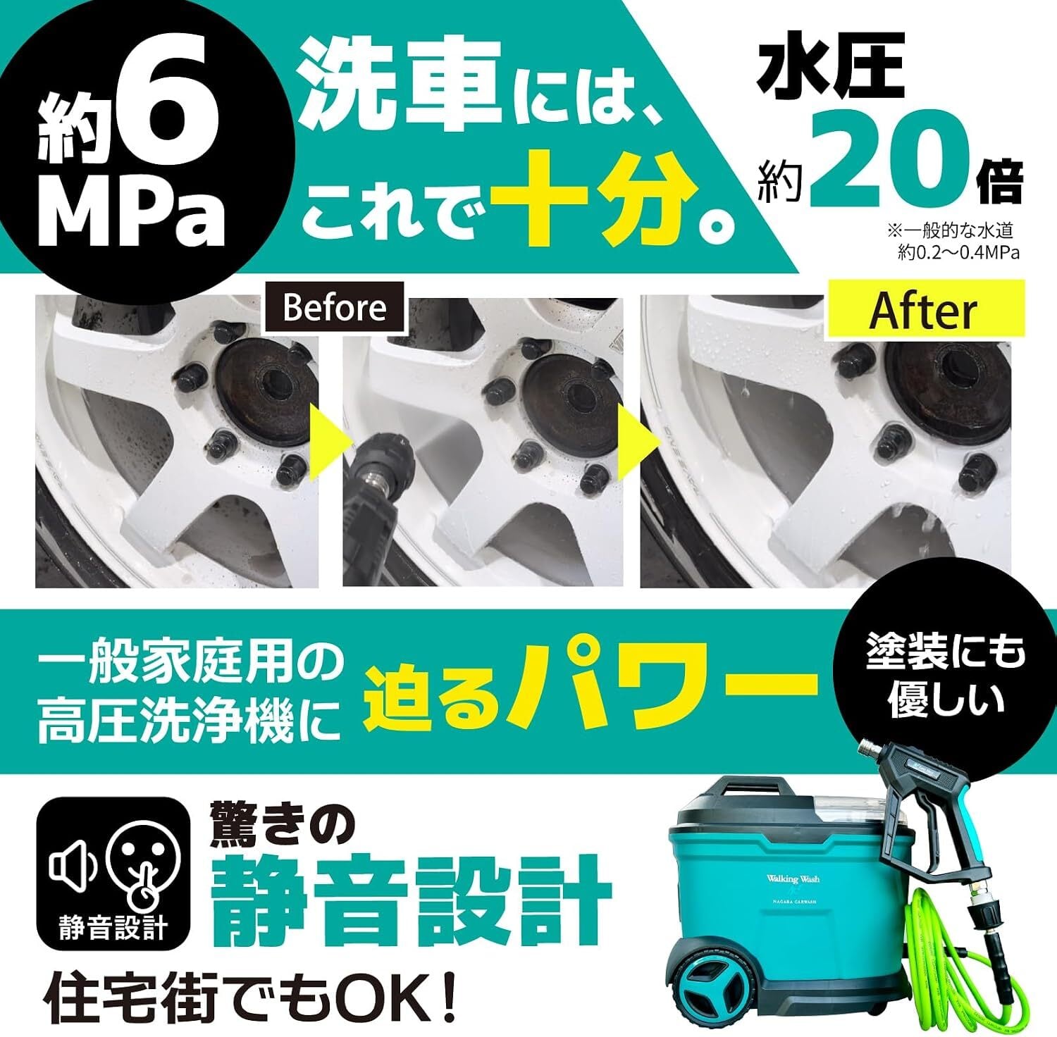 ウォーキングウォッシュ「動く洗車場」 | ながら洗車 公式ショップ