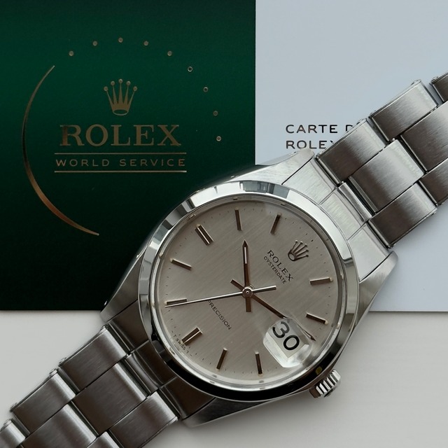 Rolex Oyster Date 6694 (24*****) Silver Hairline Dial