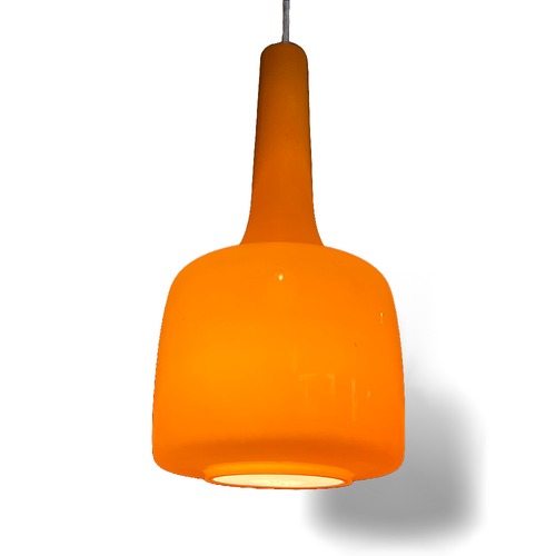 【ヴィンテージ オレンジカラー レトロポップ ペンダントライト】