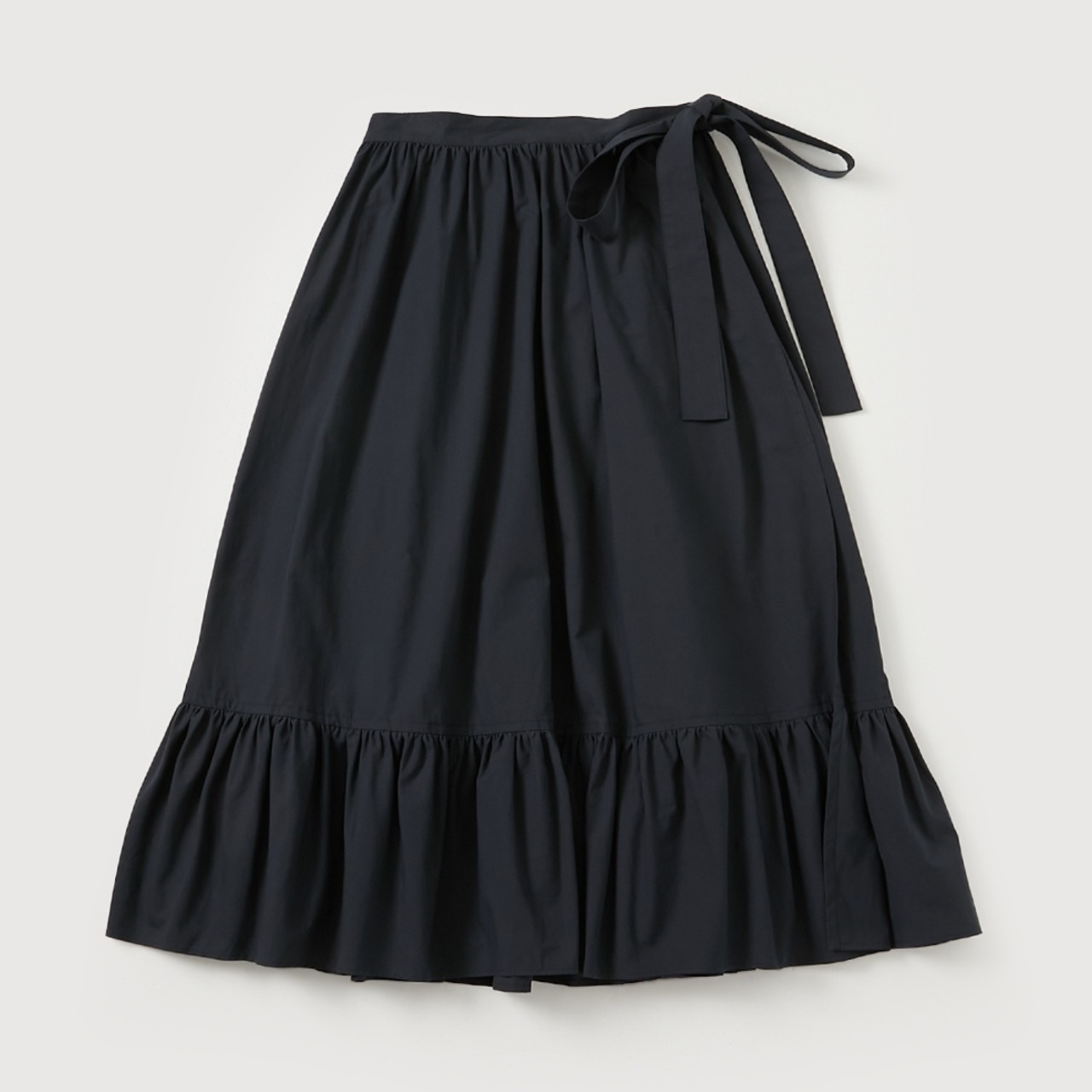 Wrapped skirt/Black
