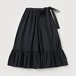 Wrapped skirt/Black