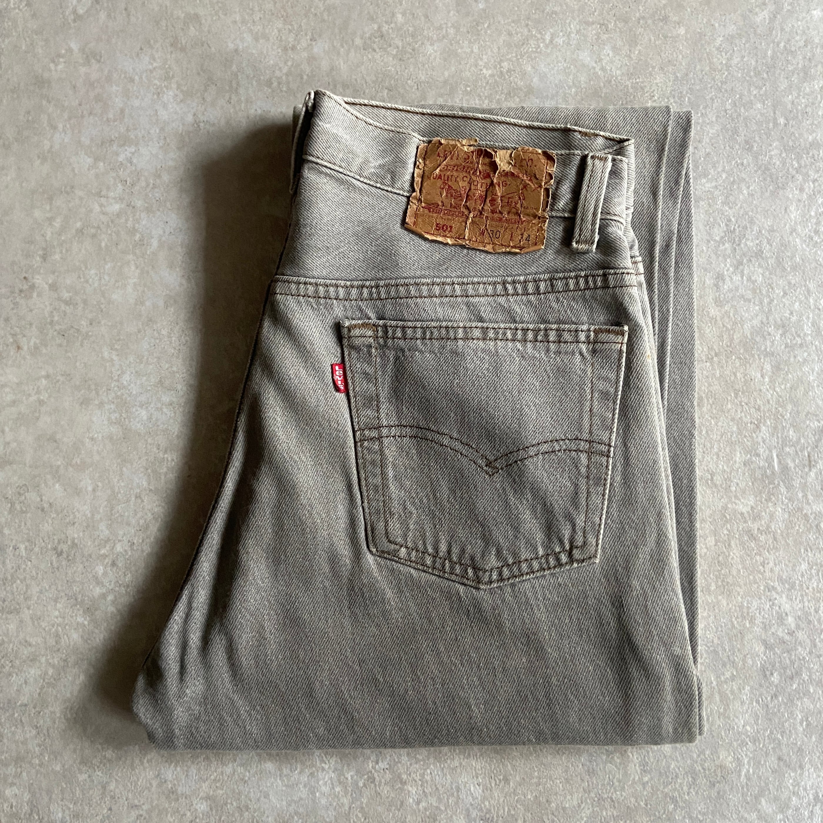 1990s Levi's 501 先染めブラック W30 L30 Made in USA G907