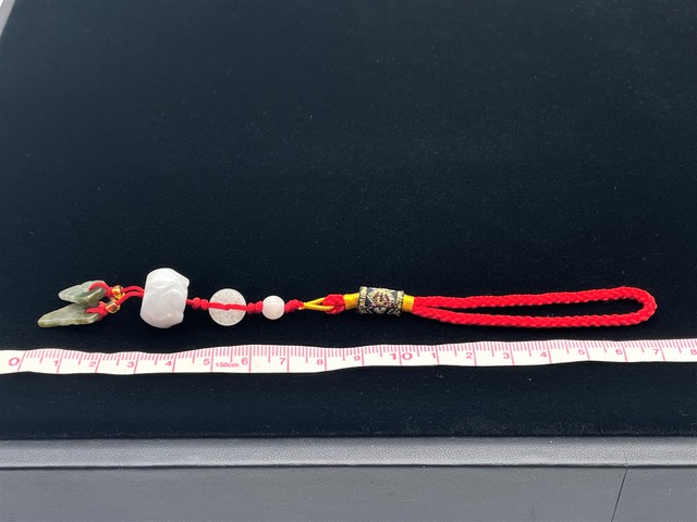 ストラップ（本翡翠）