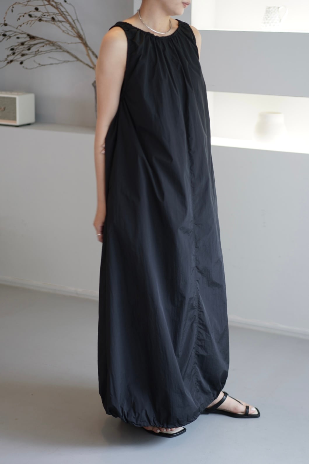 TODAYFUL Gather Balloon Dress ギャザーバルーンドレス Black | planet3rd