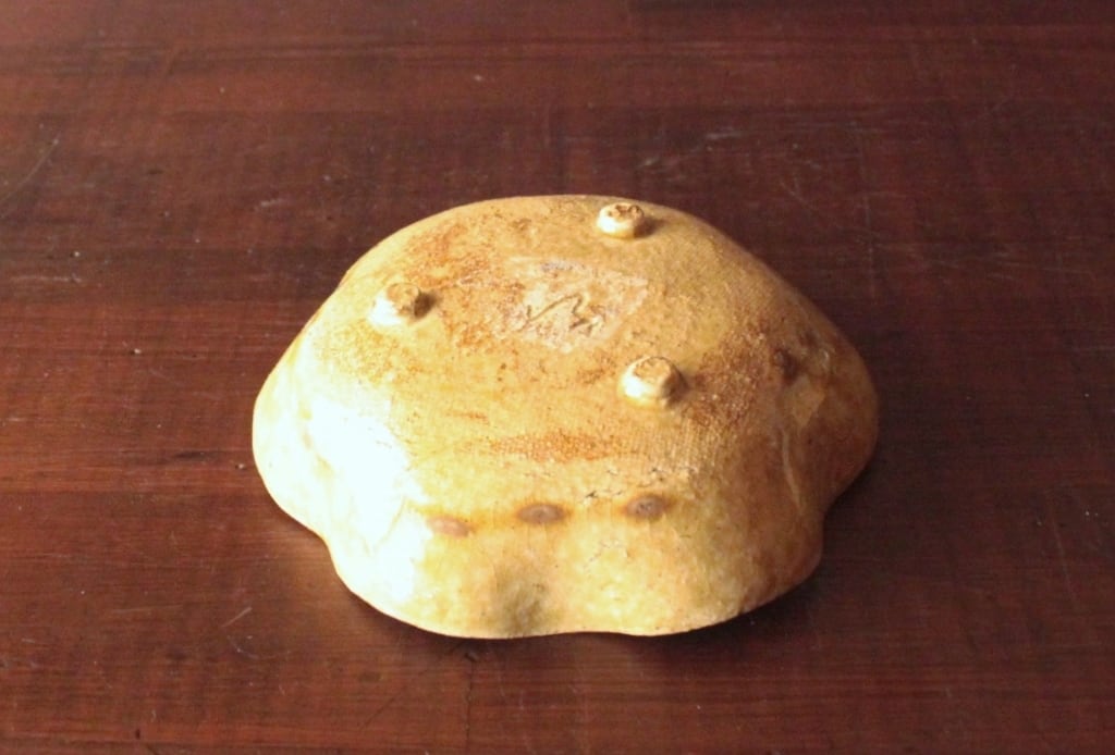 黄瀬戸足付花型鉢 | 棚橋淳陶房ーshop