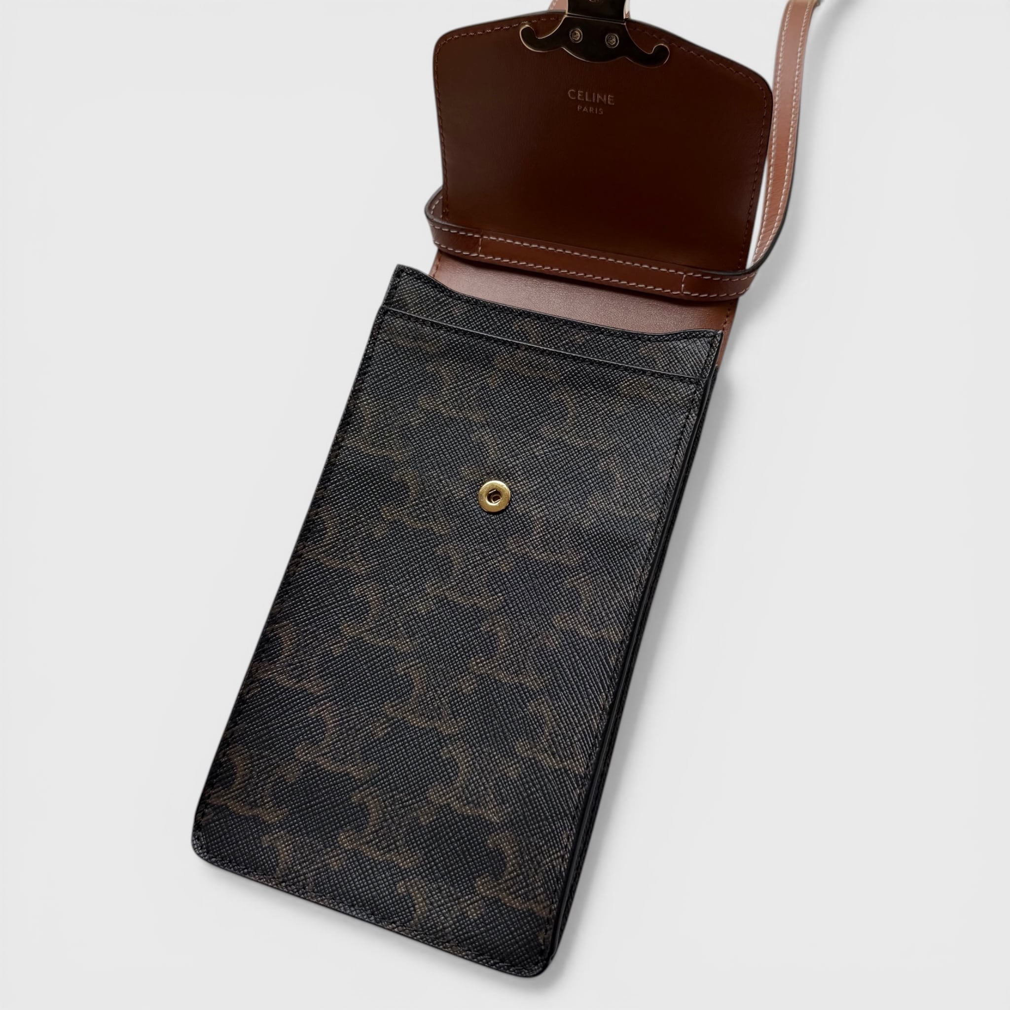 CELINE セリーヌ トリオンフ モバイルポーチ トリオンフ キャンバス
