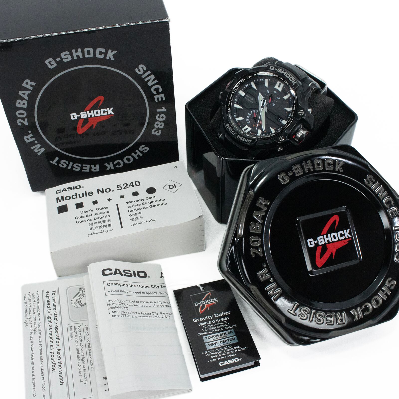送料無料 カシオ 腕時計 ソーラー電波 メンズ G-SHOCK Gショック