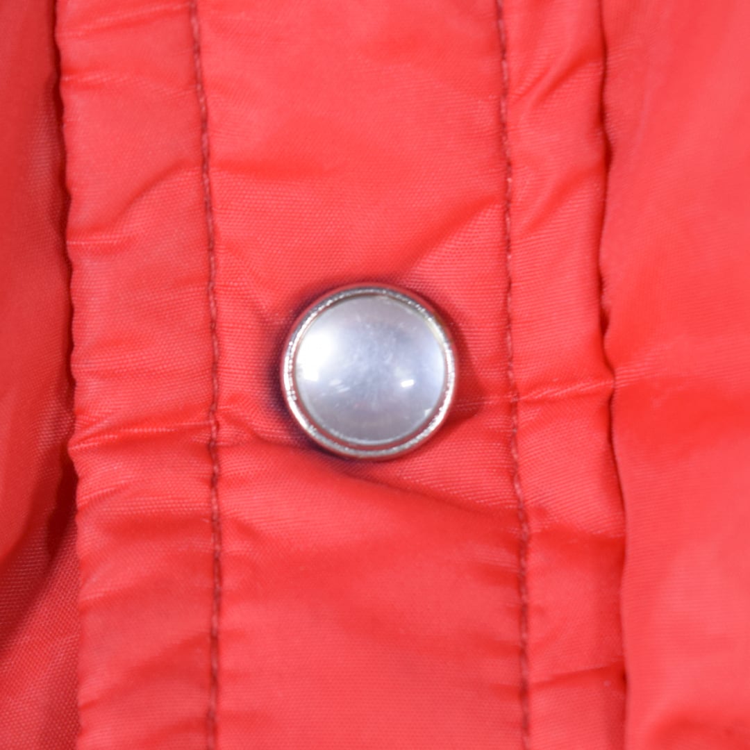 70S 80s ウールリッチ レザーヨーク ダウンベスト ウエスタンヨーク