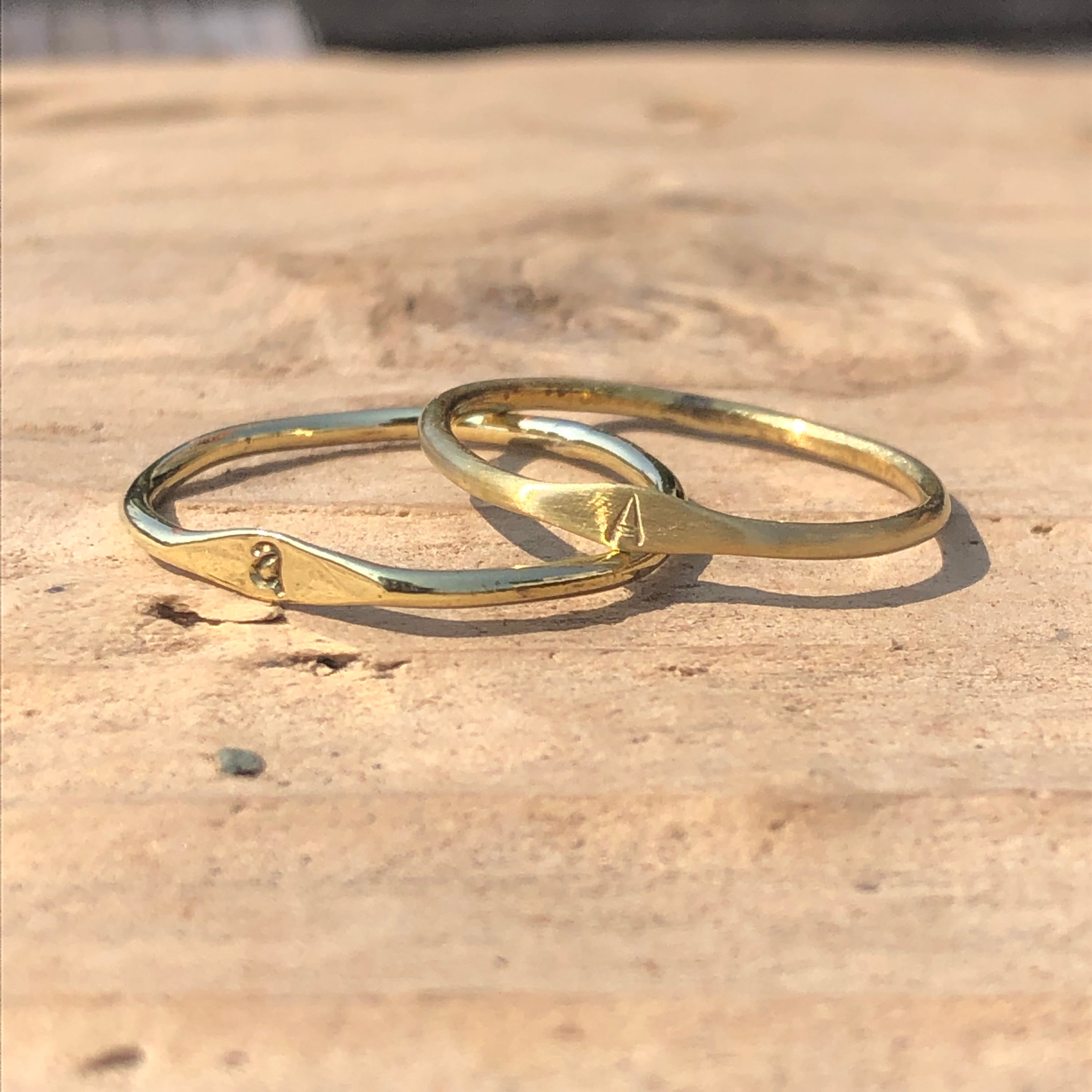 メモリアルリング】Brass（真鍮）製ハンドメイドリング1.2mm | Lady Bug