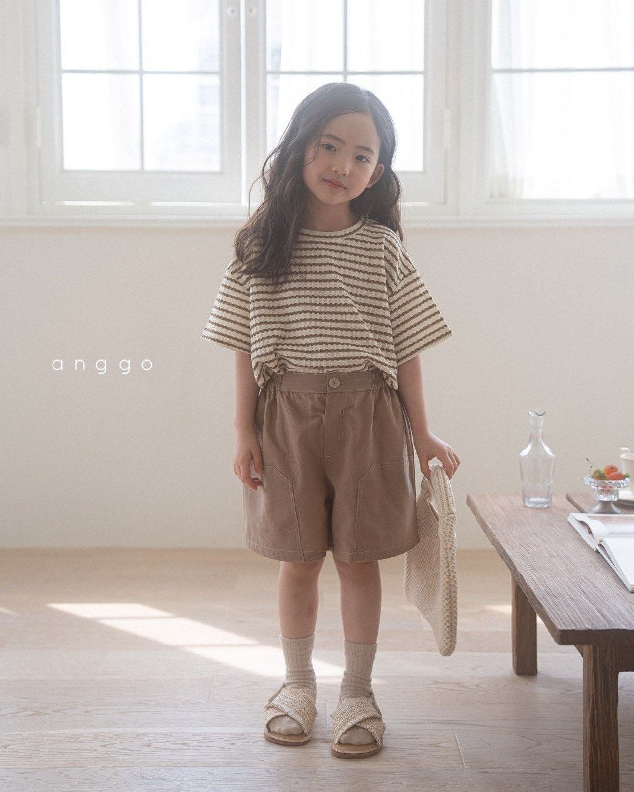【anggo】チアバターパンツ ブラウン 90〜110cm - 3