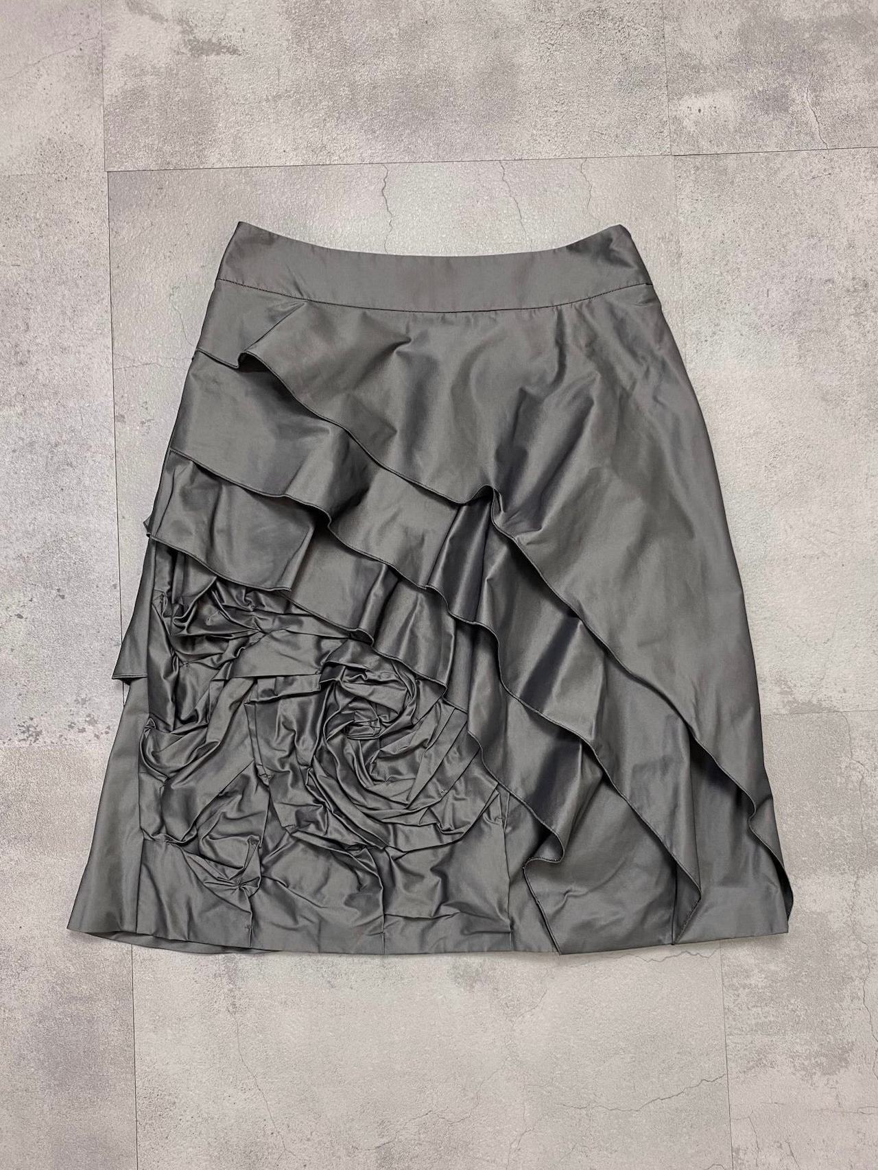LANVIN COLLECTION rose design skirt-4300-8