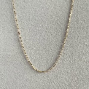 【14K-3-33】18inch 14K real gold chain necklace