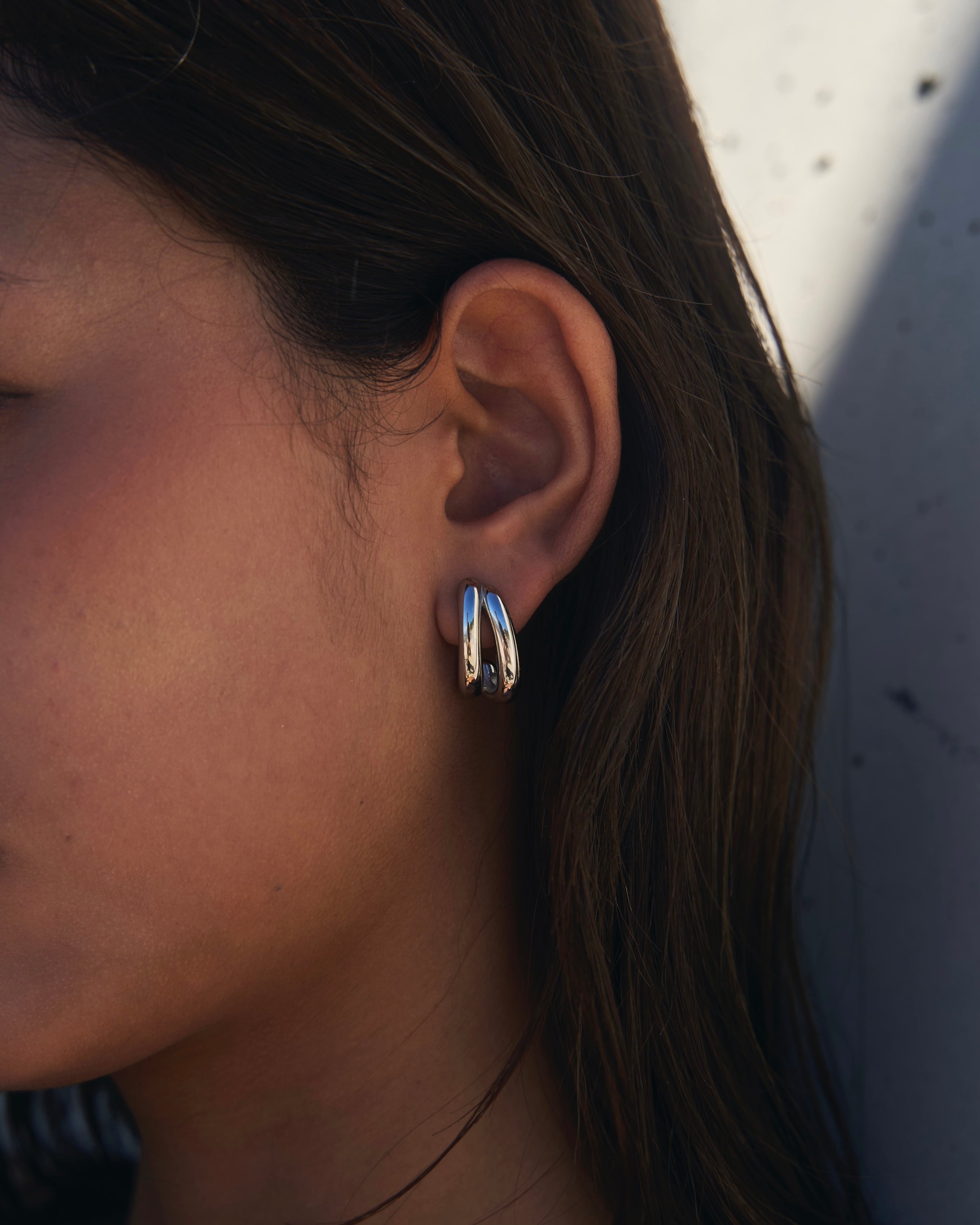 316L double hoop pierce［silver］#p89 | CELINA