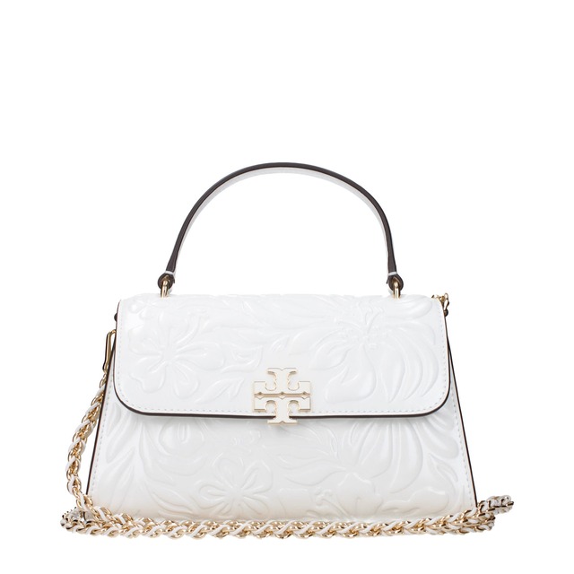 TORY BURCH トリーバーチ レディース ハンドバッグ レザー ホワイト