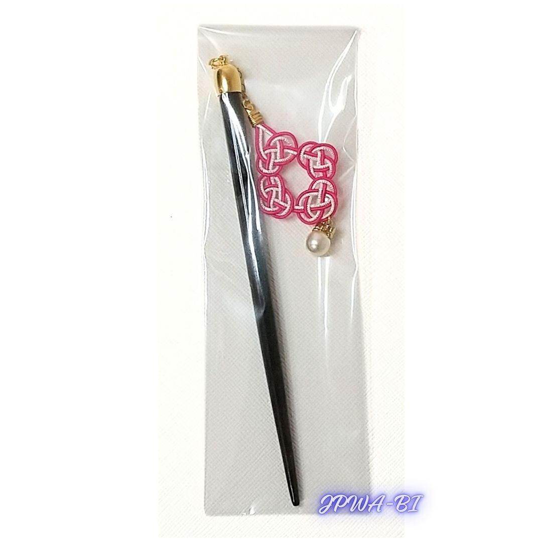 国産かんざし＆イヤリングorピアスセットでお得!!/水引アクセサリー