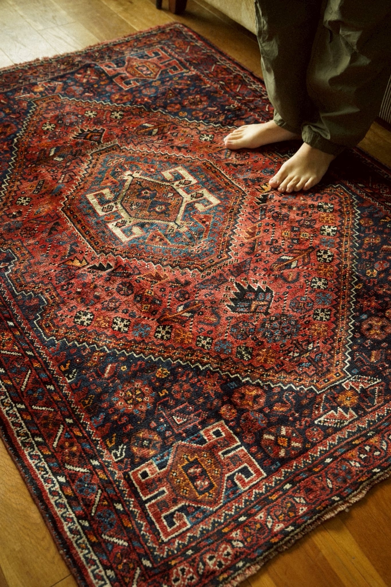 1702-Vintage Qashqai rug