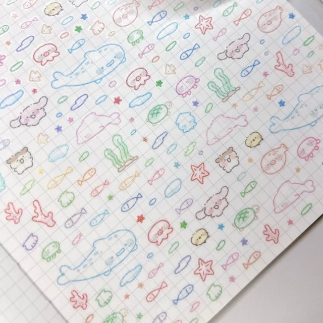 ★予約 nuruhi 〔sticker-きちんとした時間-〕