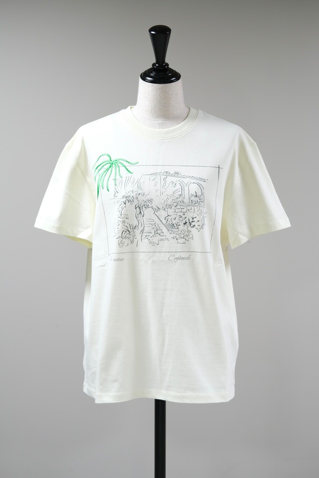 【Kijun】Drawing T-Shirt - cream -