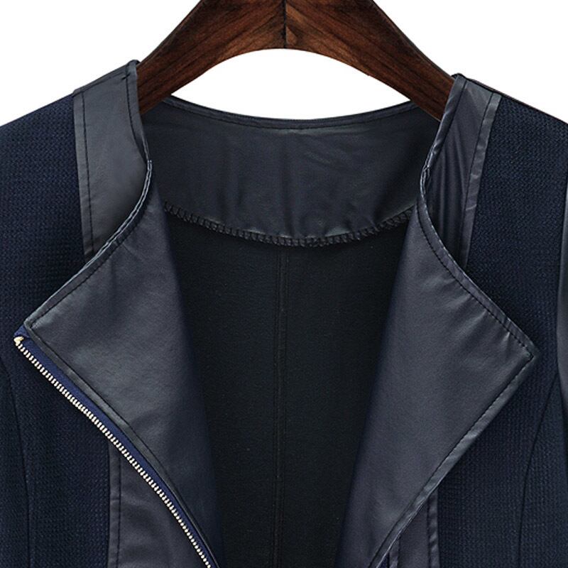 ライダースジャケット アウター レザー ジャケット ショート丈 袖あり